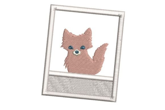 Cute Baby Fox Frame Embroidery Review