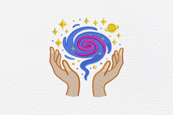 Galaxy in Hands Embroidery Design Review