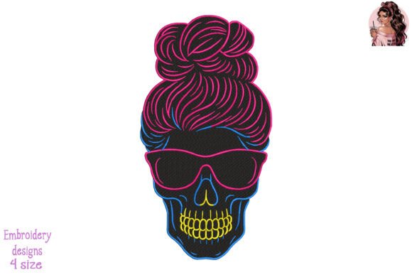 Glow Girl Skull Embroidery Review