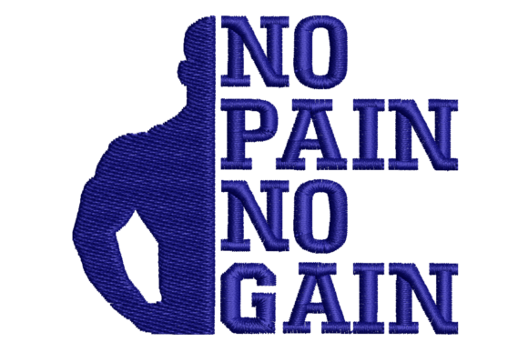 No Pain No Gain Embroidery Design Review