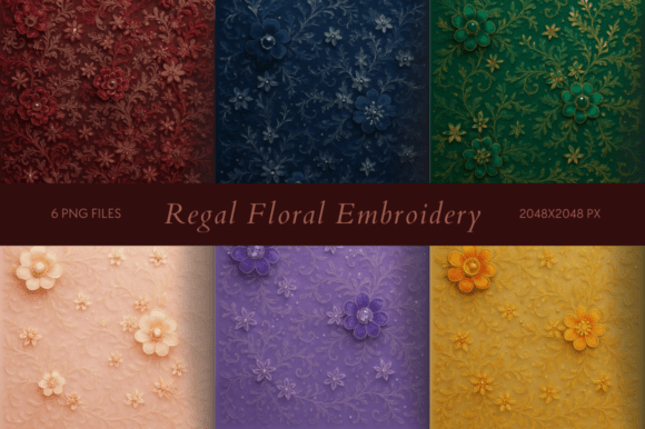Regal Floral Embroidery: A Holiday Design Review