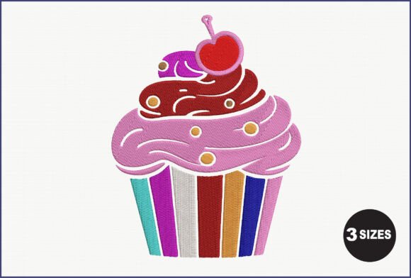 Review: Colorful Cupcake Embroidery for Craft Fairs