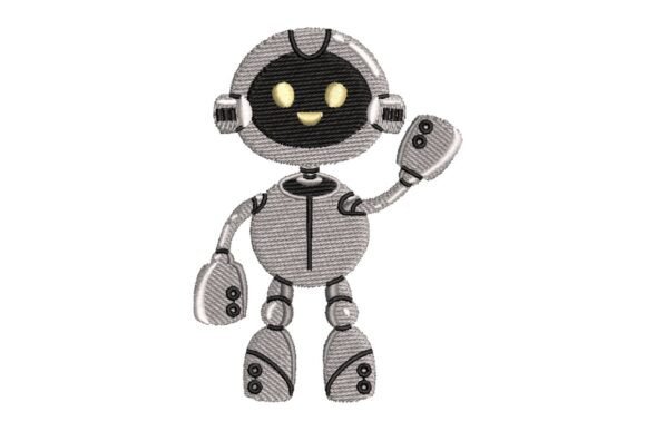 Review: Friendly Waving Robot Embroidery Design