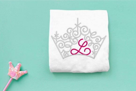 Review: Magical Tiara with Letter L Embroidery Design