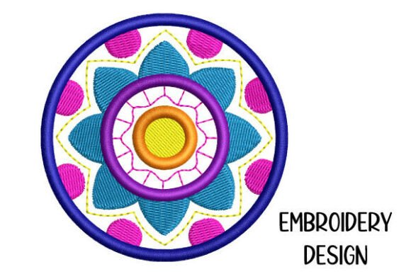 Review: Mini Mandala Flower Embroidery Design