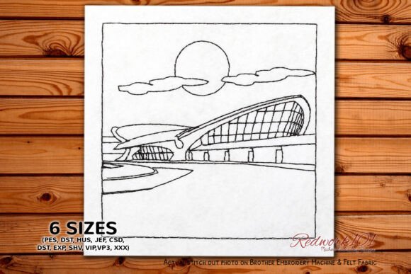 Review: Quiet TWA Hotel Bluework Embroidery Design