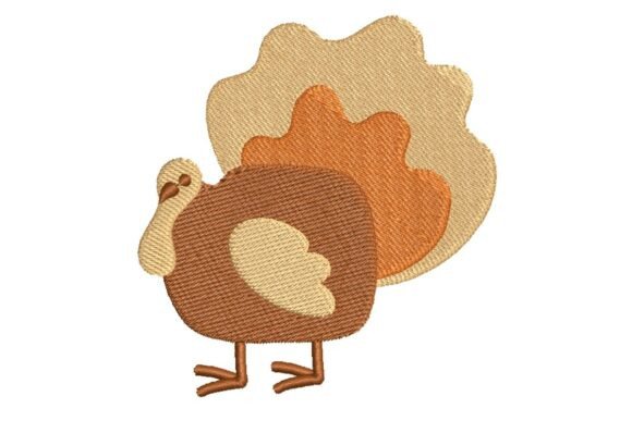 Review: Simple Thanksgiving Turkey Embroidery Design
