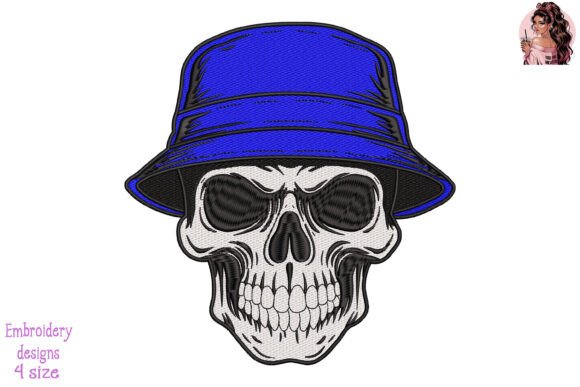 Review: Skull with Police Bucket Hat Embroidery