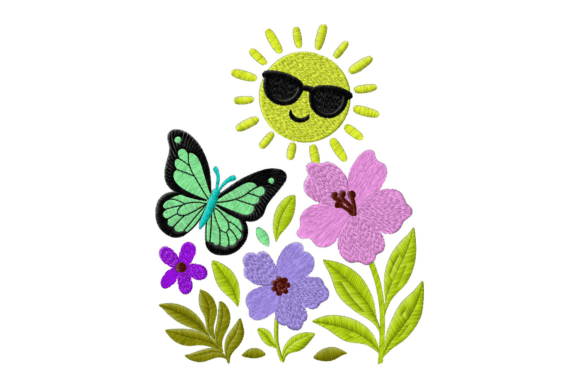 Review: Summer Flowers Embroidery Design for Makers