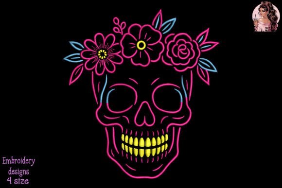 Reviewing Floral Skull Glow Embroidery for Gifts