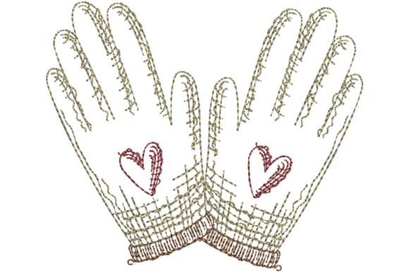 Reviewing Primitive Hands to Work Gloves Embroidery File