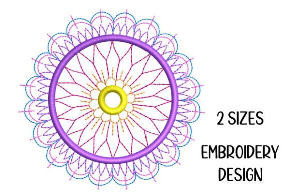 Reviewing the Delicate Mandala Flower Small Embroidery