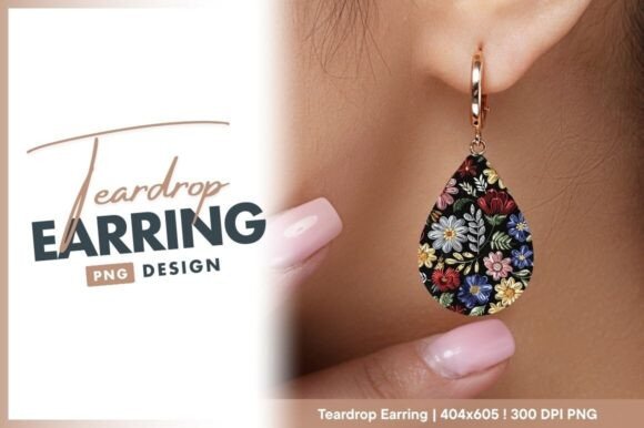 Reviewing the Floral Embroidery Teardrop Earring Design