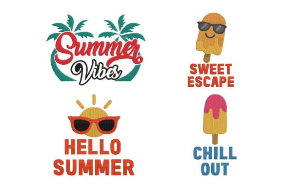 Reviewing the Hello Summer Vibes Embroidery Set