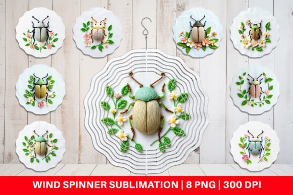 Reviewing Wind Spinner Beetle Embroidery for Makers