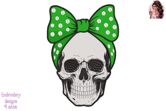 Skulls Girl Military Embroidery: A Bold Gift Choice